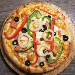 PIZZA HẢI SẢN CẤP ĐÔNG - TIỆN LỢI - PHÔ MAI THƠM NGẬY SIZE M