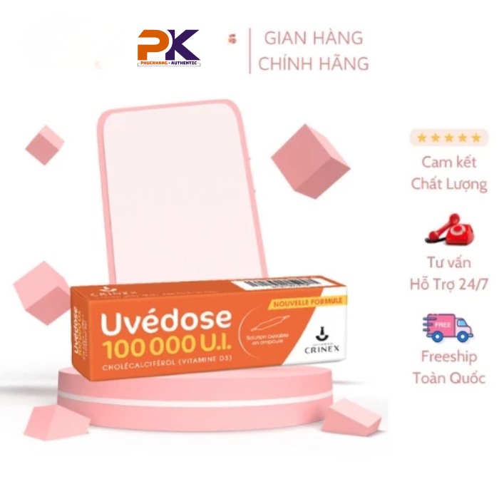 Vitamin D3 Uvedose 100000 UI Pháp