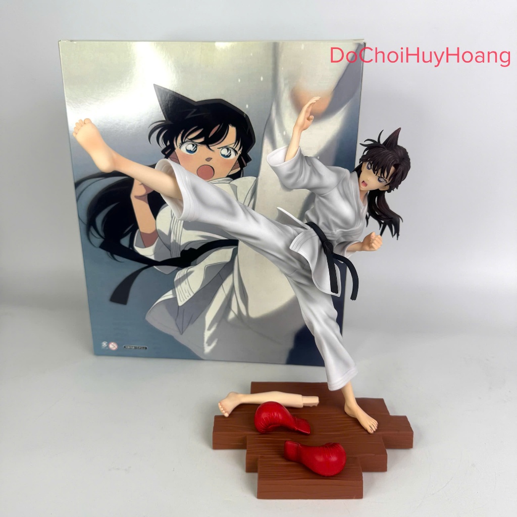 Mô hình tượng nhân vật Ran mặc áo Karate trong thám tử lừng danh Conan 28cm