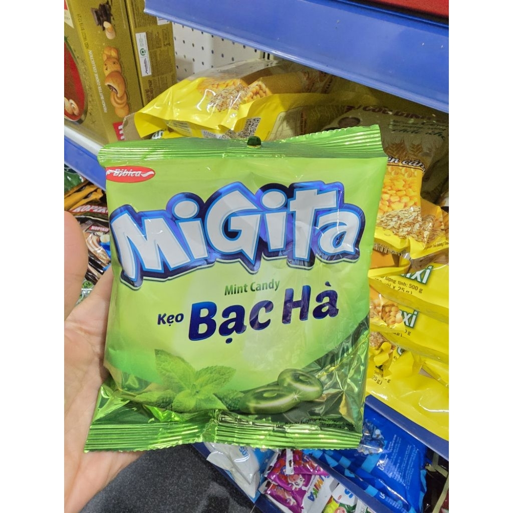 10 gói kẹo bạc hà BIBICA 70g - chính hãng