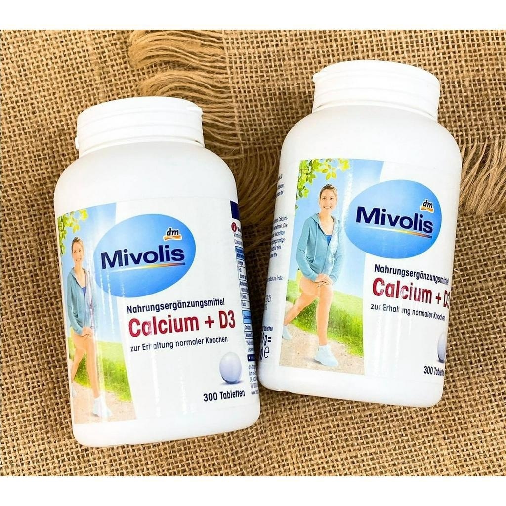 Viên Uống Mivolis Calcium D3 - Bổ Sung Dưỡng Chất Cho Cơ Thể, Hàng Đức Chính Hãng, 300 Viên của Đức
