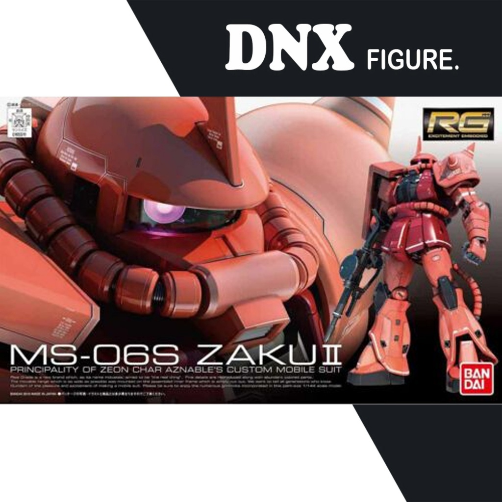 Mô Hình Lắp Ráp RG MS-06S Char Zaku II để (New Seal)