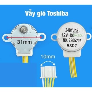 Motor vẩy đảo gió điều hòa Toshiba nhỏ/ Motor đảo gió máy lạnh Toshiba [HOT]