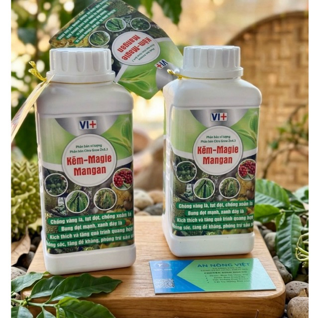 [Chính hãng] Phân bón vi lượng Kẽm - Magie - Mangan (Citra Grow) - Giúp Xanh Lá, Dày Lá, Bung Đọt Mạ