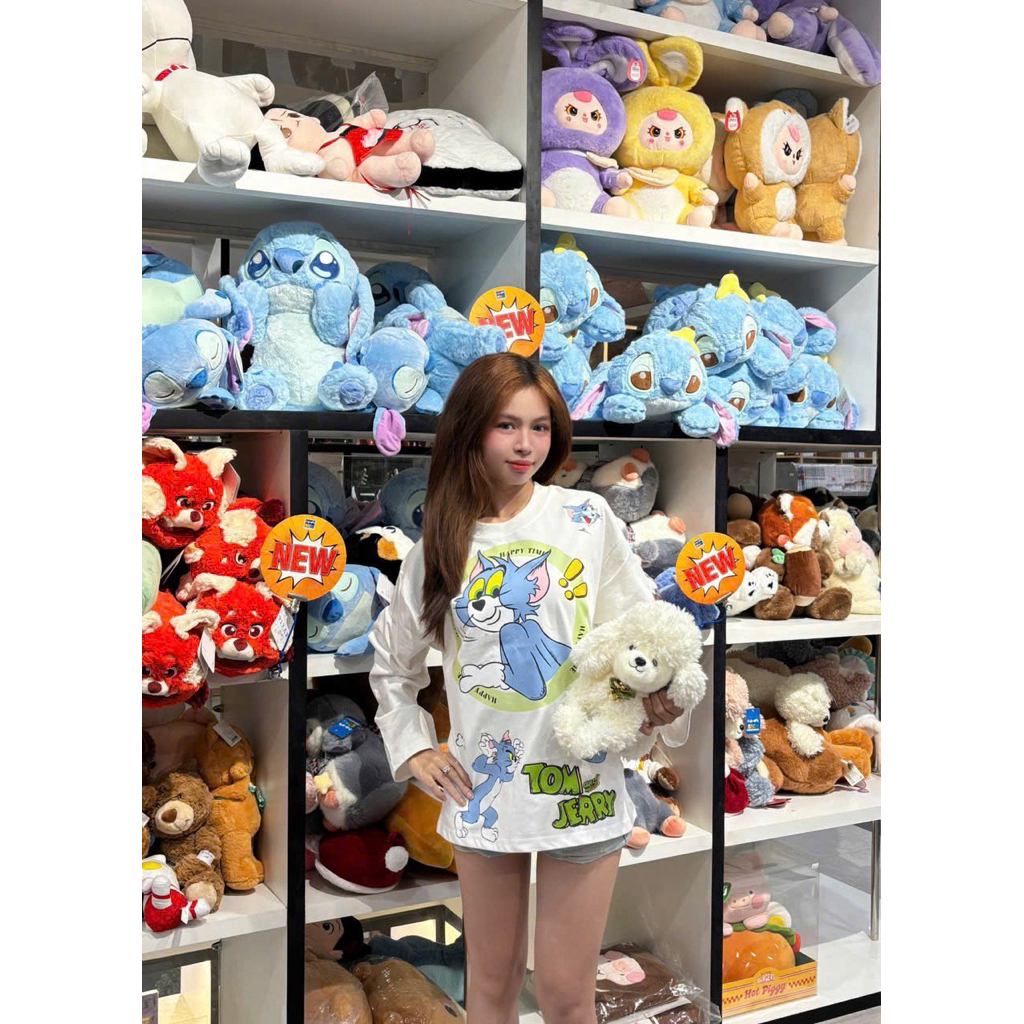 LONGTEE IN MÈO CHUỘT - COTTON 280GSM