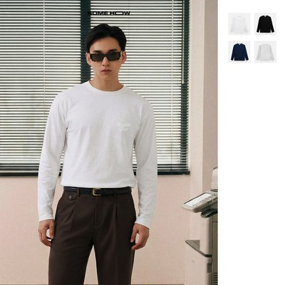 [N] Áo Thun Tay Dài Regular SOME HOW STORE Brand Cotton Ấm Áp Thoải Mái StreetStyle, AT0352 SOME HOW STORE