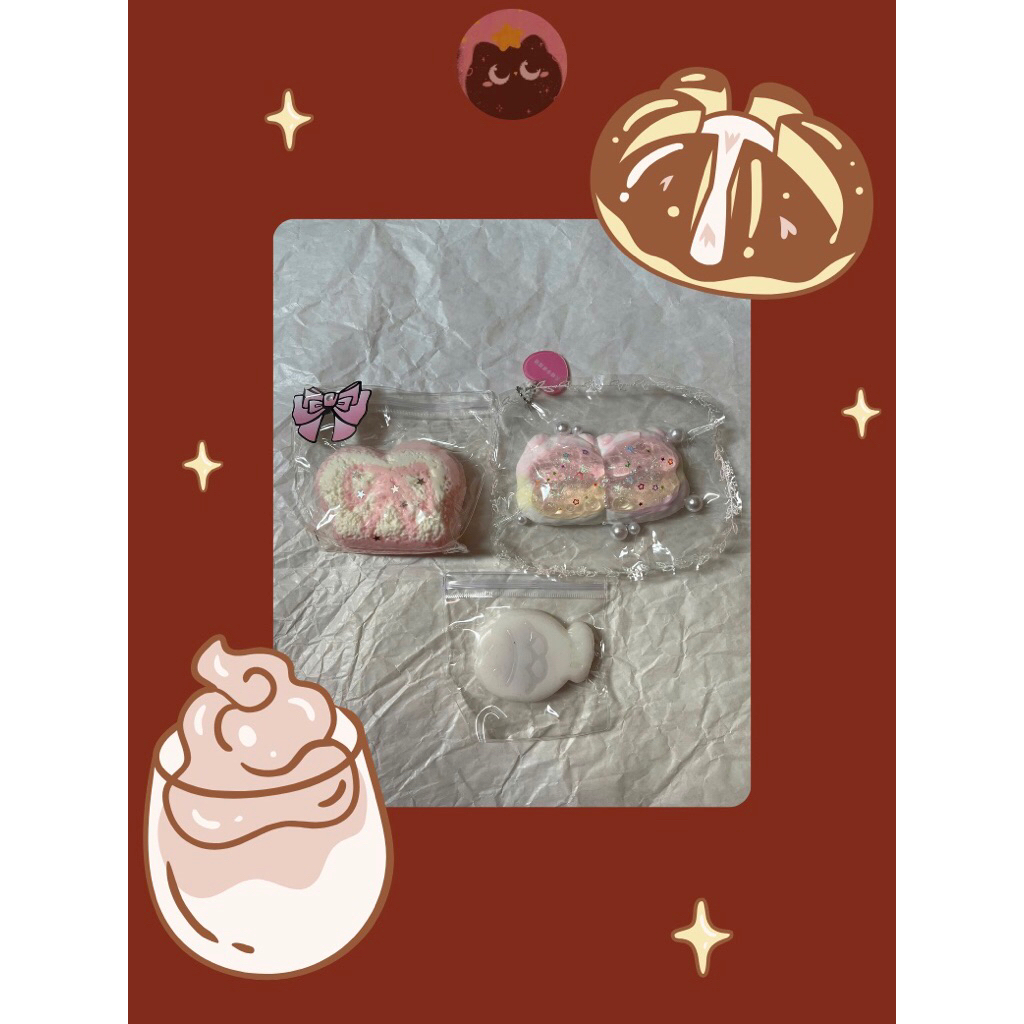 Taba Squishy combo 2 cái tặng 1 taba con cá.