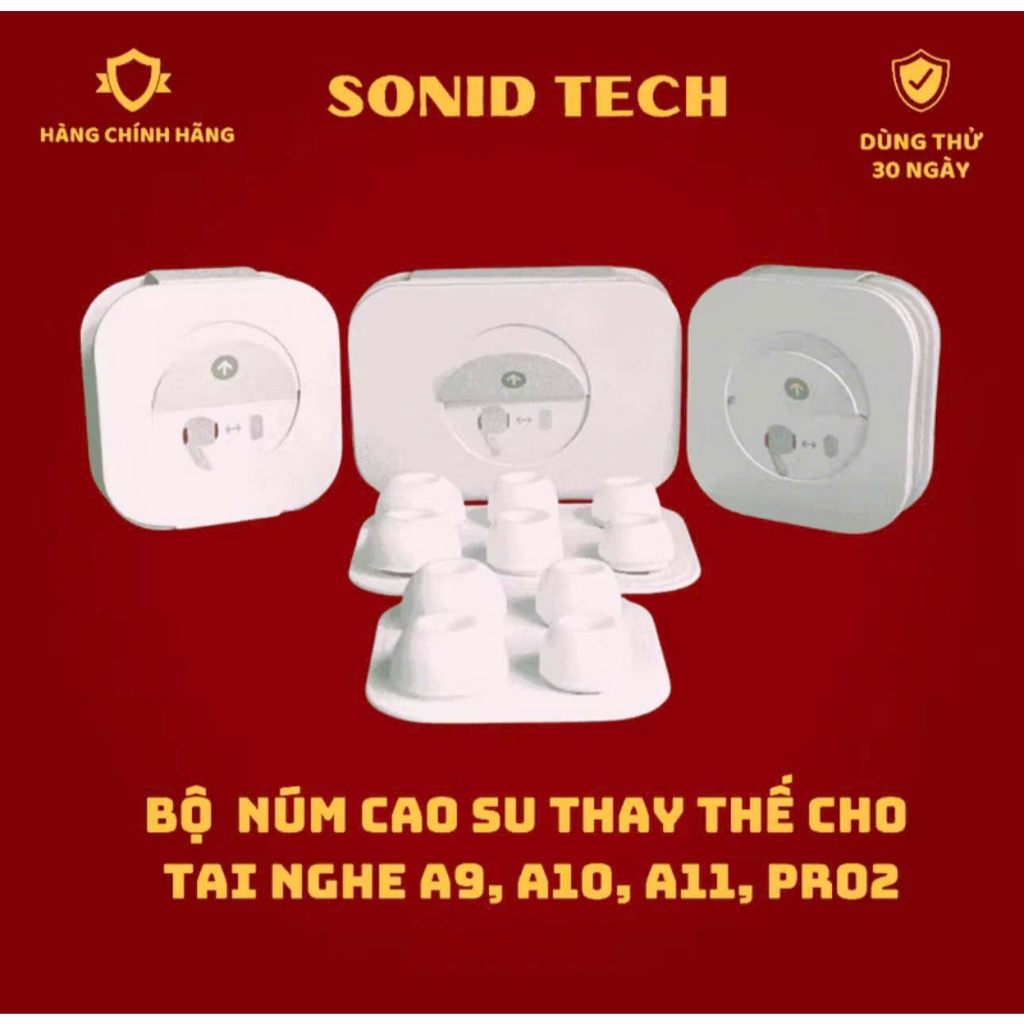 Bộ Núm Tai Nghe Thay Thế Cho A9, A10, A11 Pro/Ultimate/Plus, Napod, Pro2 Rep 1:1 – Êm Tai, Vừa Khít