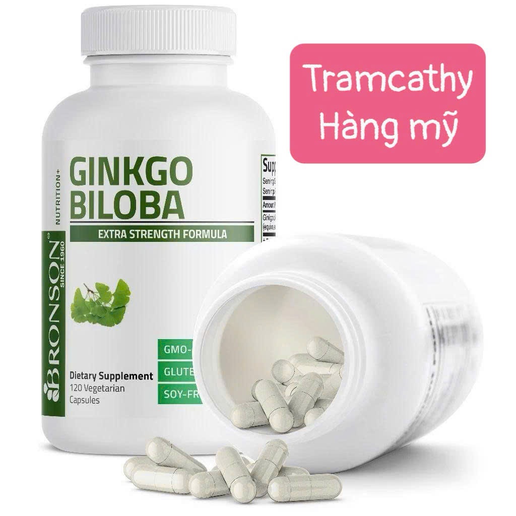 Bronson Ginkgo Biloba 120 viên uống bổ não-hangmytanbinh