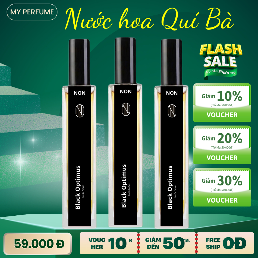 Nước Hoa Black Optimus & Estara Black Opium