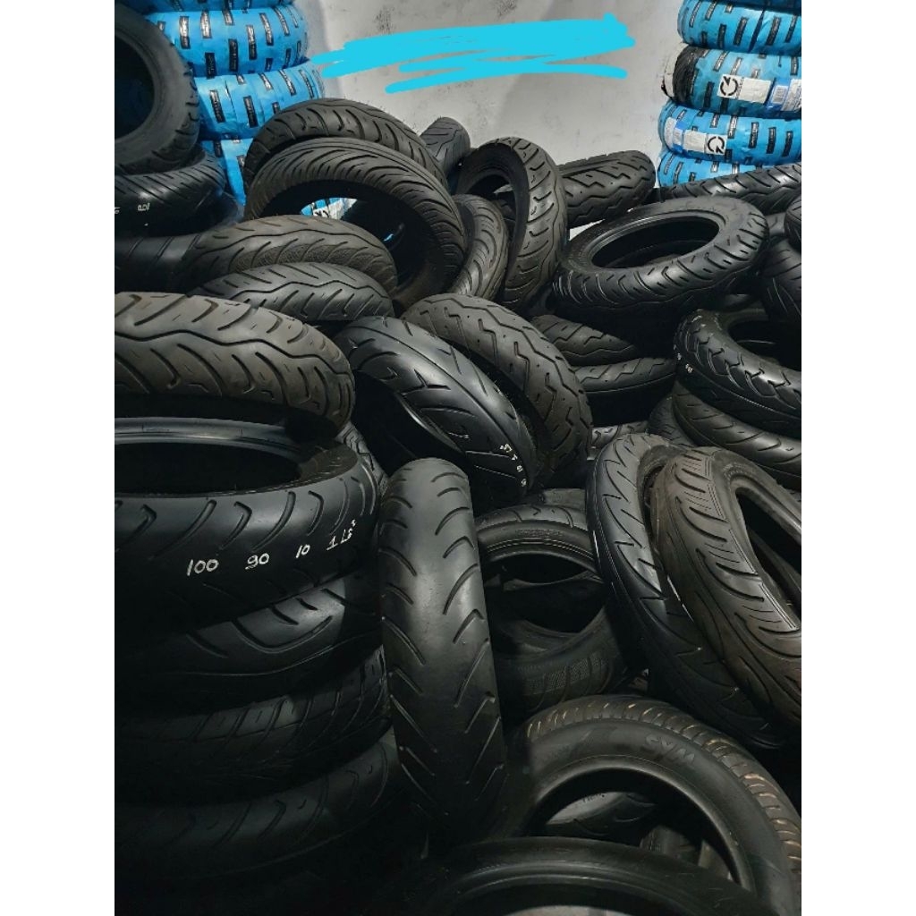 Vỏ Lốp cũ tháo xe 100/90-10 và 90/90-12 củ gắn lead ,xe điện, xe rùa, moto mini............