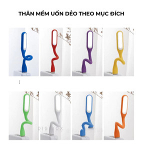 Đèn Led USB, Nhựa Dẻo, Đầu Cắm USB, Đa Dạng Màu