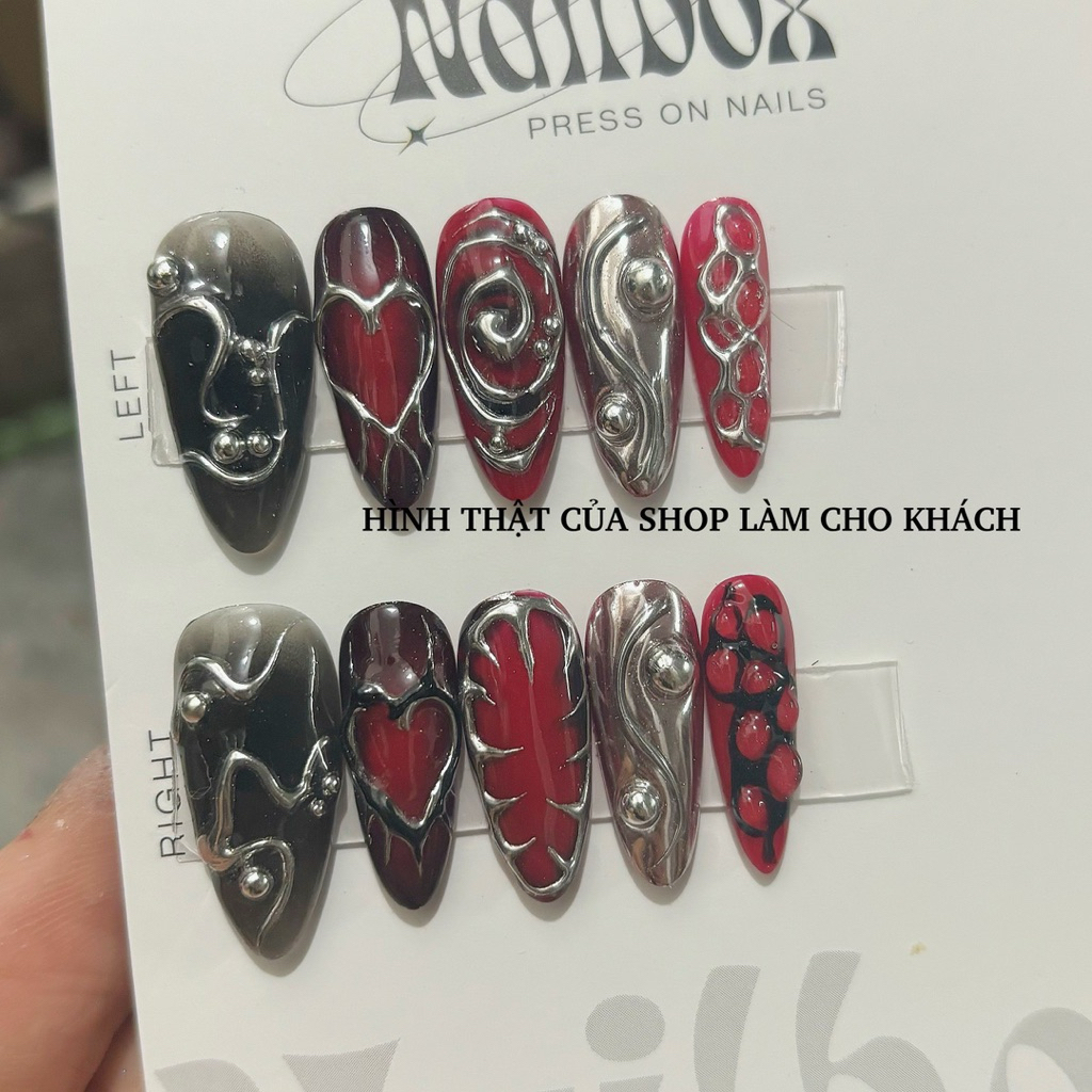 BỘ MÓNG TK Y2K e020 (HÌNH THẬT CỦA SHOP)