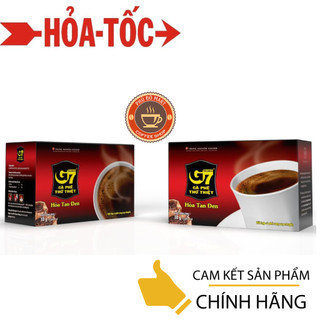 Cà phê đen g7 hòa tan hộp 15 gói 2gr trung nguyên