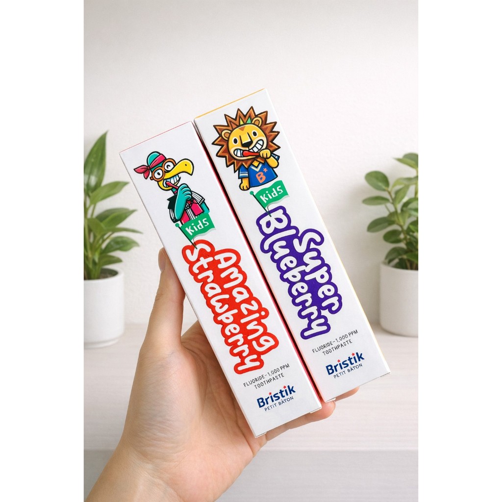 Kem Đánh Răng Cho Bé Bristik Hàn Quốc Kem Đánh Răng Cho Bé Trên 1 Tuổi, Kem Đánh Cho Trẻ Chống Sâu R
