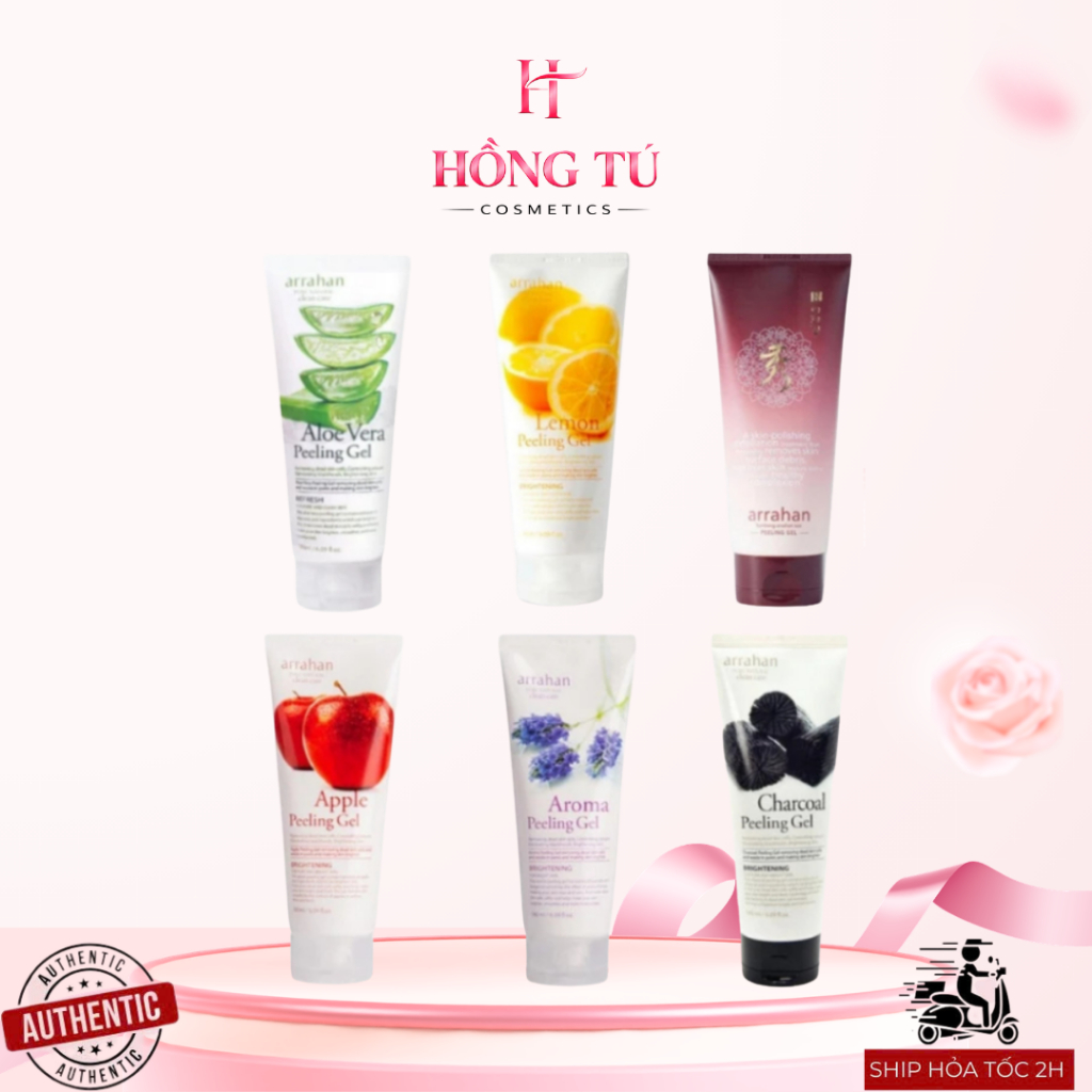 Tẩy Da Chết Arrahan Peeling Gel Hàn Quốc 180ml – Thành Phần Tự Nhiên Lành Tính, Dịu Nhẹ Cho Da