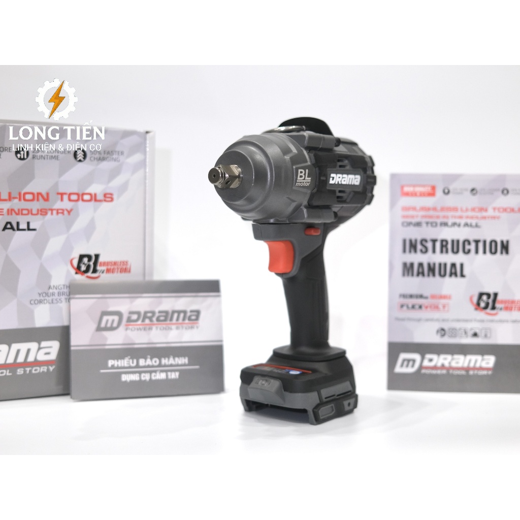 THÂN MÁY SIẾT BULONG  PIN 21V DRAMA-T5600