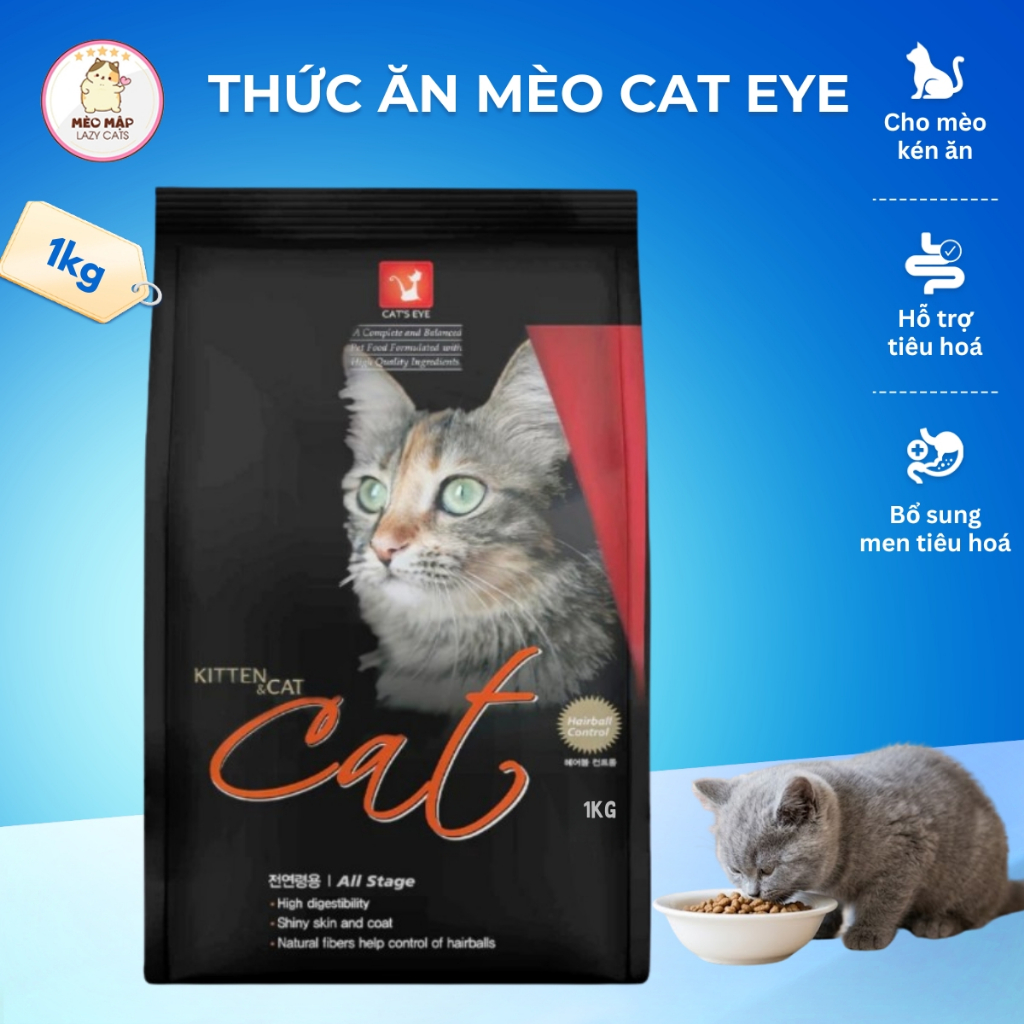 Thức ăn mèo Cat's eye - Cateye - Cats eye 1kg