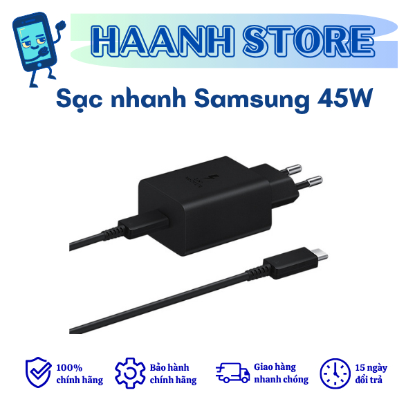 Sạc Nhanh Samsung 45W - Chính hãng