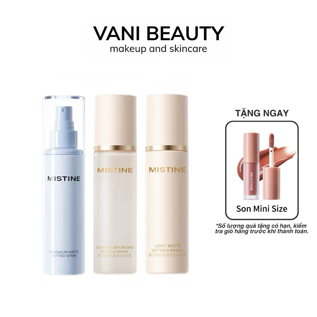 Xịt khoá nền Mistine Light Matte Setting Spray (100ml)