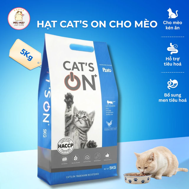 CATON 5Kg Nguyên Seal Cat's On / Cat On / Caton - Hạt Thức Ăn Mèo, Dinh Dưỡng Hoàn Chỉnh, Thơm Ngon