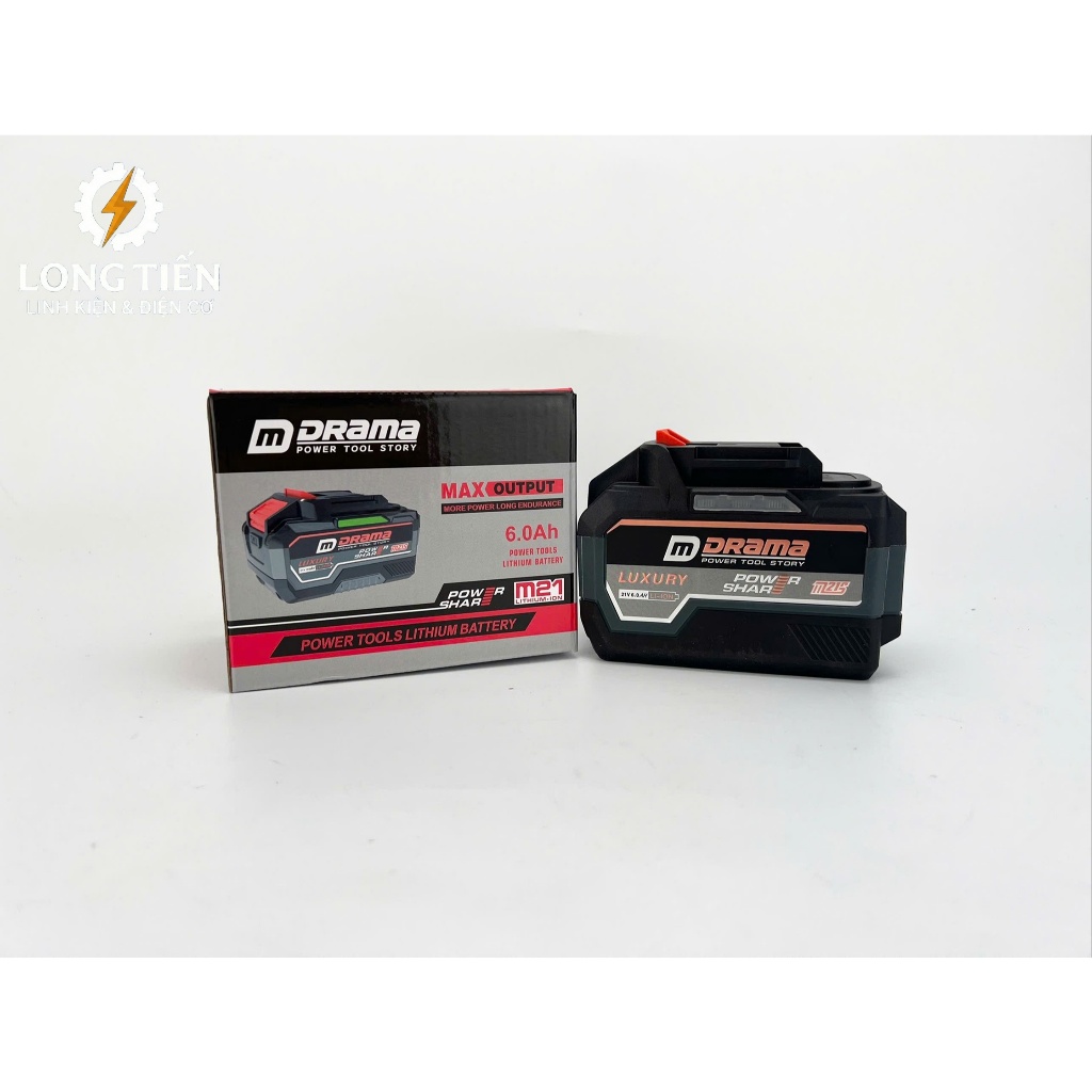 PIN DRAMA CAO CẤP 21V 15 CELL DRAMA P15LUX