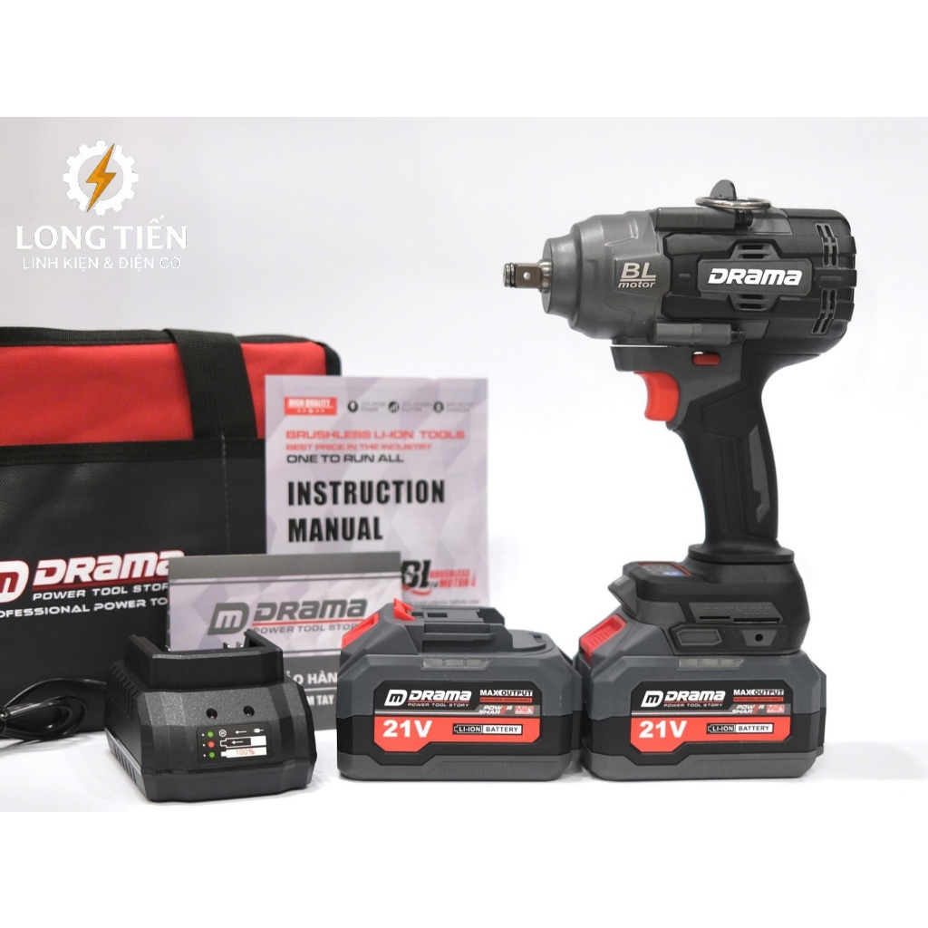 MÁY SIẾT BULONG  PIN 21V DRAMA-5600