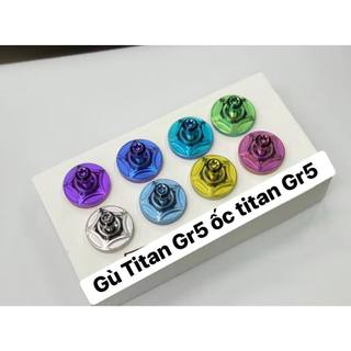 Ốc titan gù titan gr5 1 cặp + 2 ốc gr5