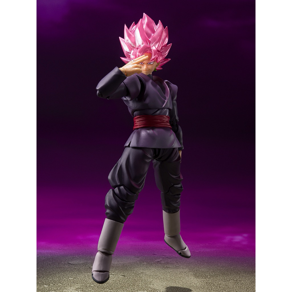 Mô hình Dragon Ball - Goku Black Super Saiyan Rose Shf Figure chính hãng Bandai