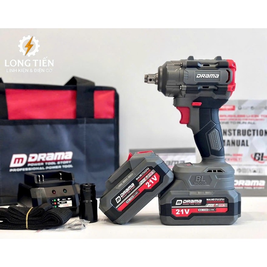 MÁY SIẾT BULONG  PIN 21V DRAMA-5599A