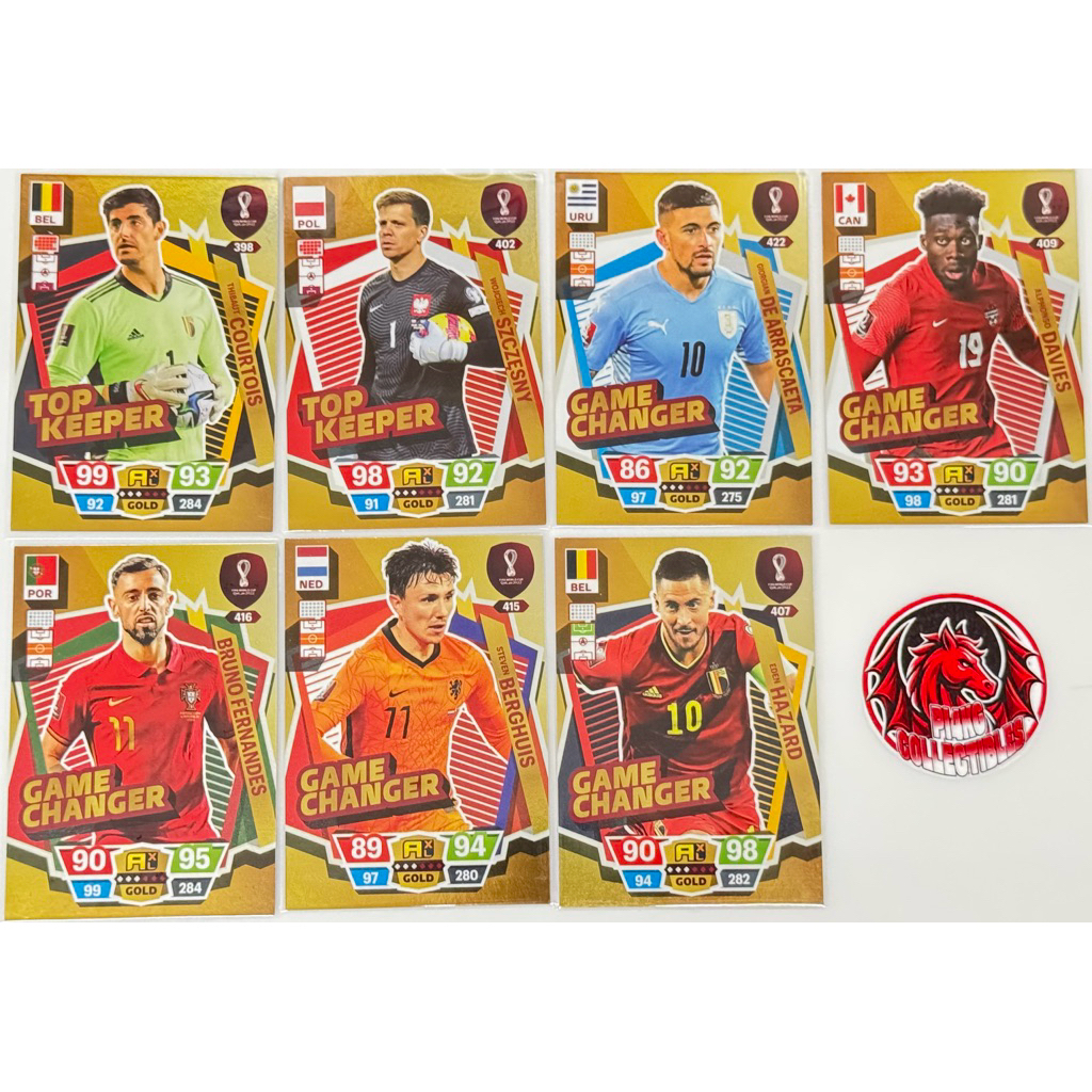 [RARE 1:3] Thẻ cầu thủ Game Changer vs Top Keeper Panini World Cup Qatar 2022 (Tặng thẻ ngẫu nhiên +