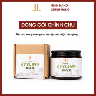 Sáp vuốt tóc nam Saigon Hustlers Pomade - Styling Wax 100g, Giữ Nếp Mạnh, Bóng Mờ, Tạo Độ Rũ