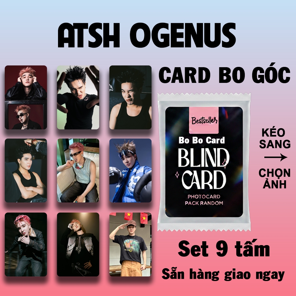 Card Thẻ OGENUS – Anh Trai Say Hi | Ảnh Idol Nét Đẹp | Tặng Kèm Toploader