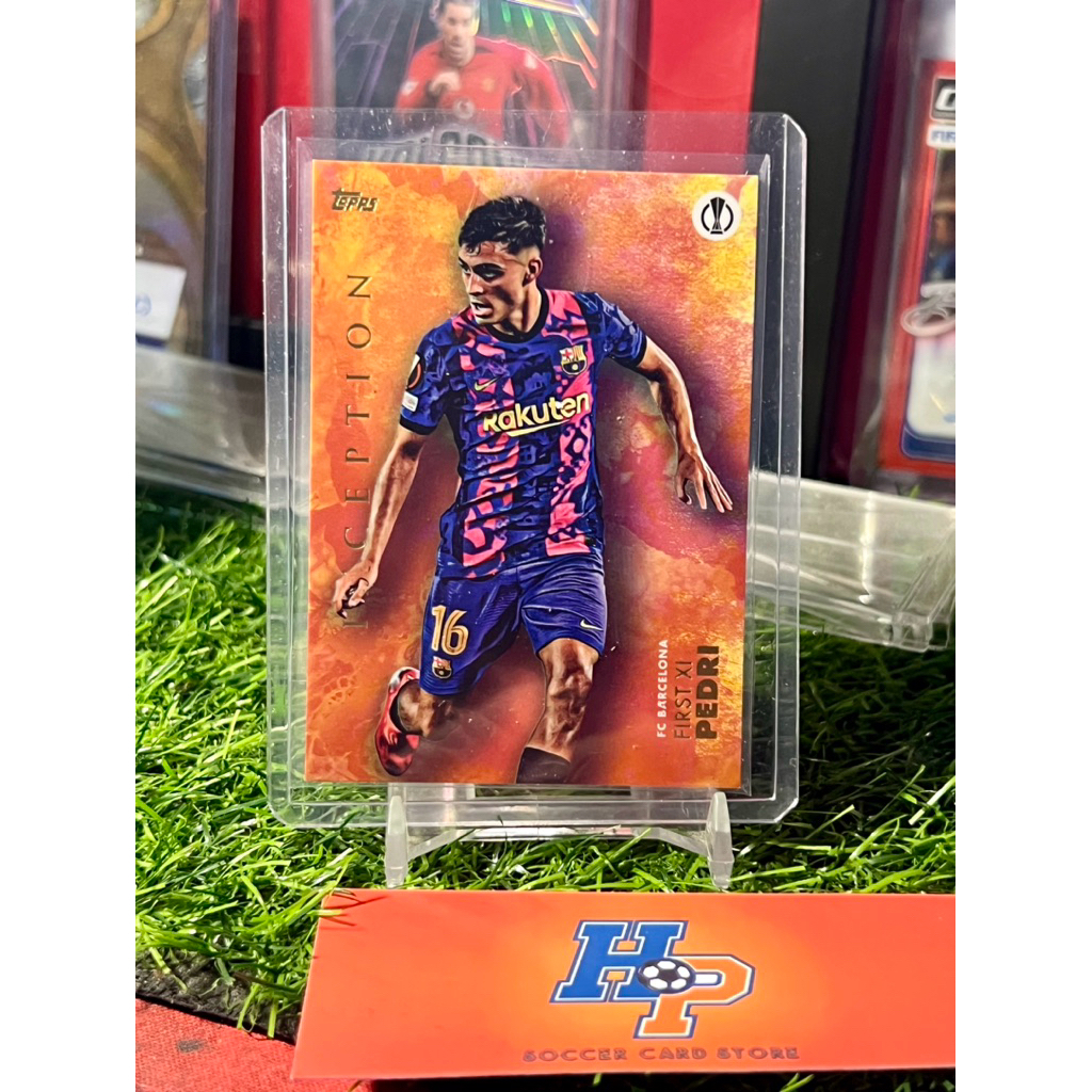 Thẻ bóng đá Pedri Topps Inception 2021/22