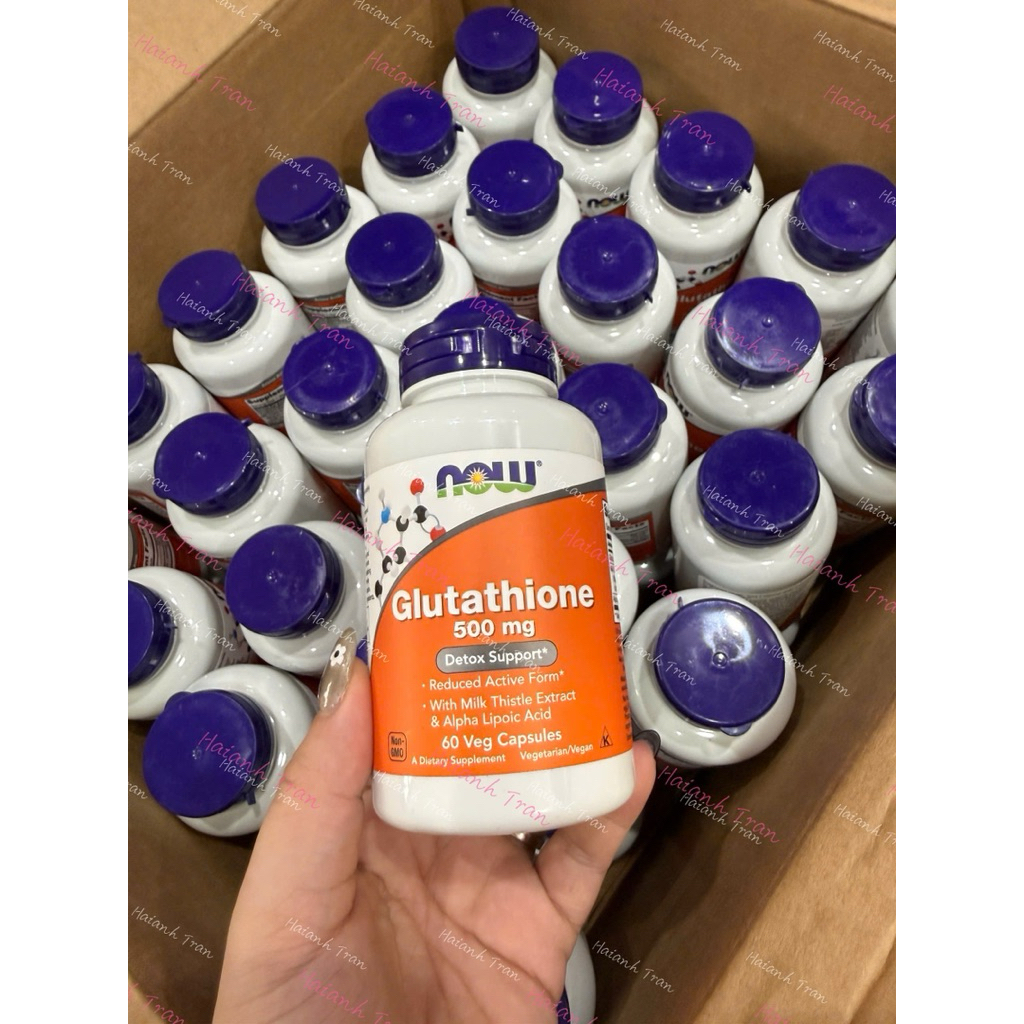 [60v] VIÊN UỒNG NOW GLUTATHIONE 500MG