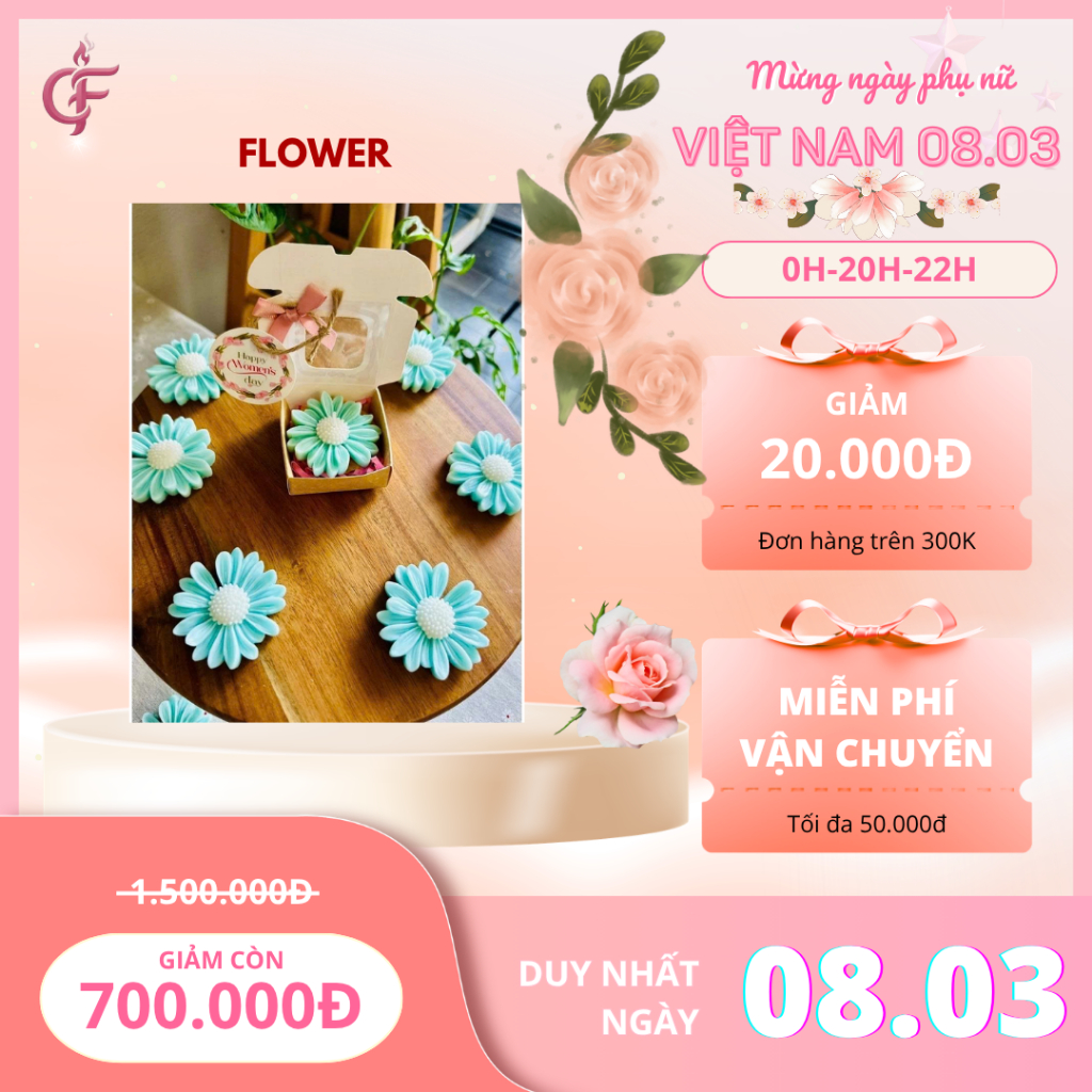 Nến Thơm Tealight Dạng Topping DATELIGHTS CANDLE - CHILLFLAME Kèm Hộp, Hương Tự Nhiên Từ Sáp Đậu Nàn