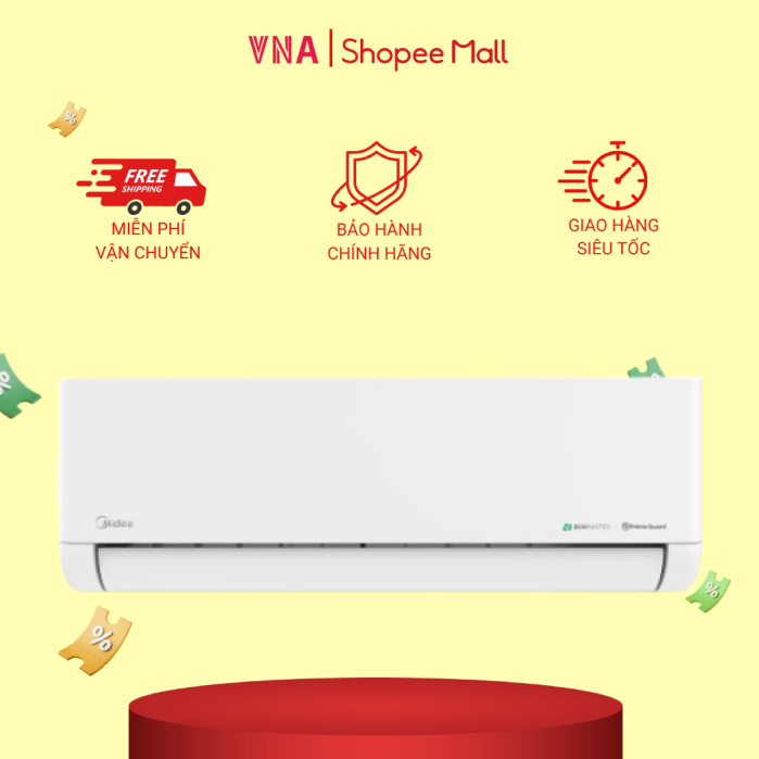 Điều hòa 1 chiều Midea Inventer 9.000BTU MSCE-10CRFN8 - Bảo hành chính hãng 3 năm