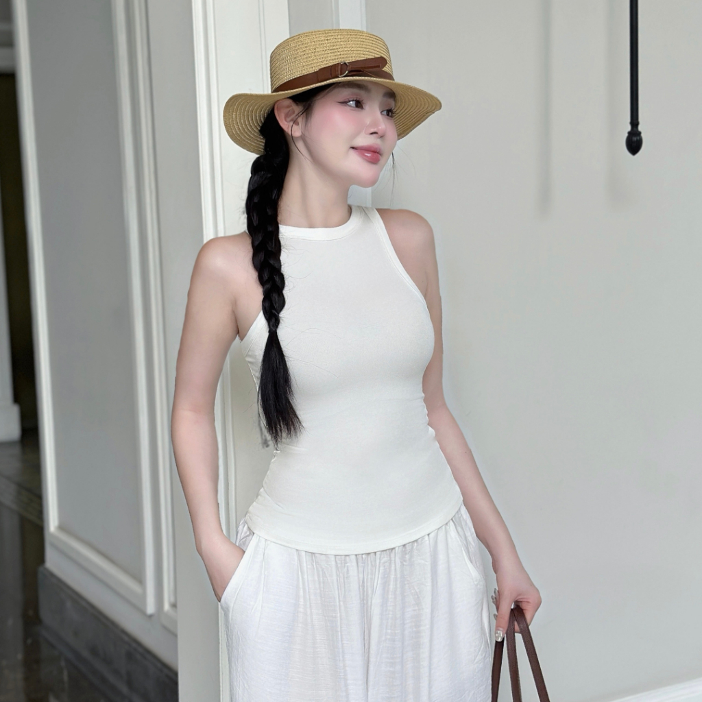 Áo Ba Lỗ Nữ Cotton Mịn JUSTDUN Áo 2 Dây Nữ Tanktop đi tập đi chơi thoải mái B61 | BigBuy360 - bigbuy360.vn