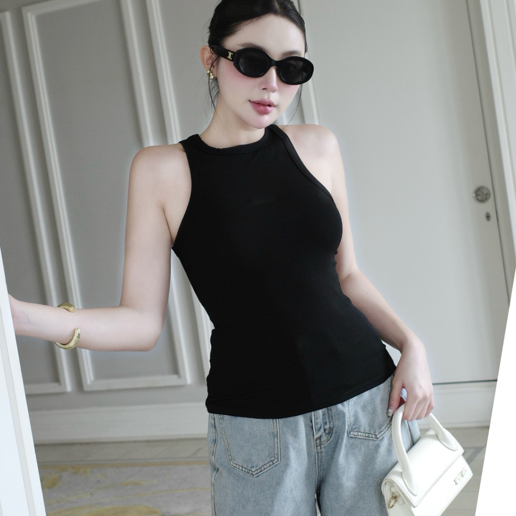 Áo Ba Lỗ Nữ Cotton Mịn JUSTDUN Áo 2 Dây Nữ Tanktop đi tập đi chơi thoải mái B61 | BigBuy360 - bigbuy360.vn