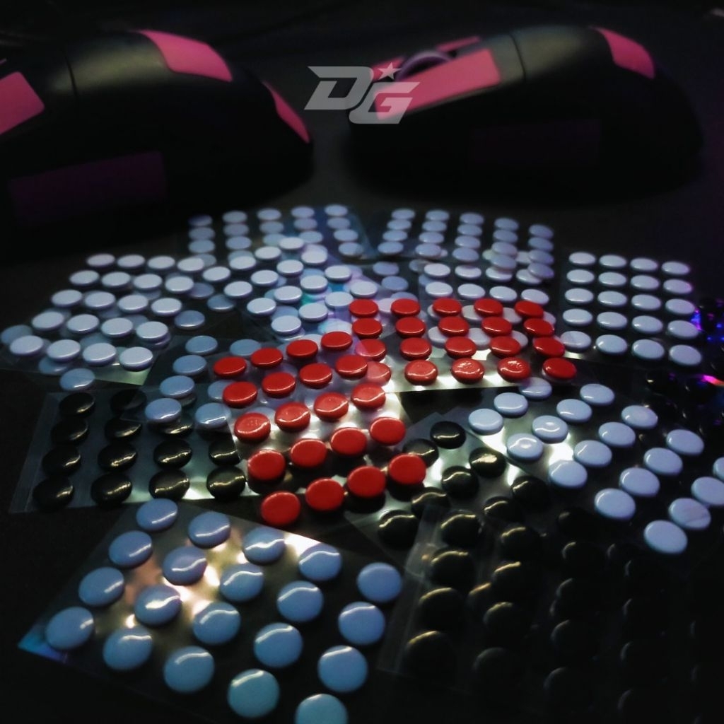 Mouse Feet Dots PTFE WHITE ICE Speed / Control Chấm Tròn Cho Chuột Gaming - Feet Universal DIY Dot /