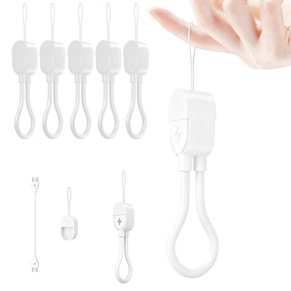 Dây Sạc Ngắn Móc Khóa Type-C to C, C to L 60W – PD Tech Studio