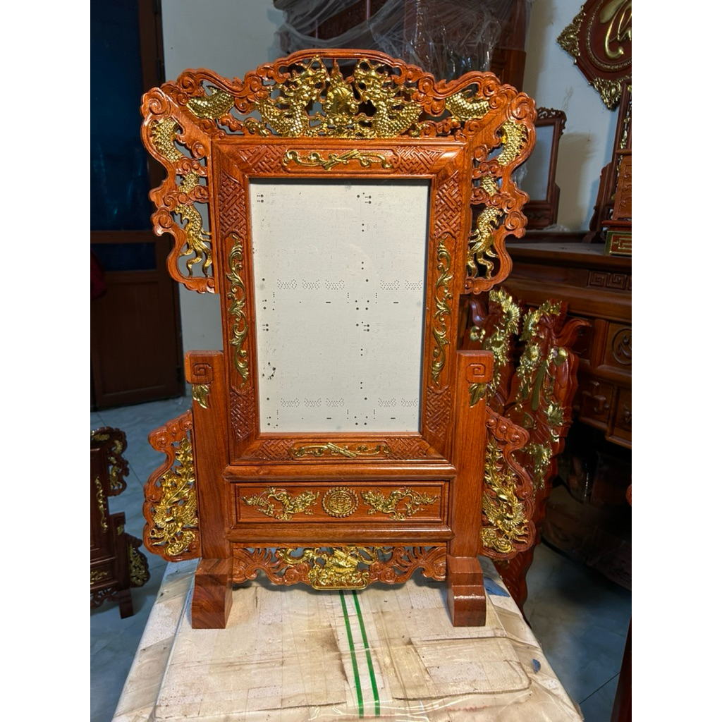 khung ảnh thờ tứ linh lòng ảnh 20x30