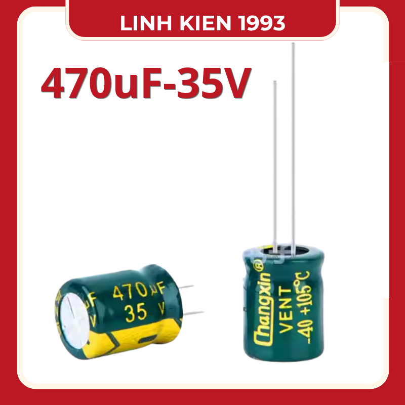 SÉT 4 CON Tụ 470uF 35V tụ hóa 470uf35v