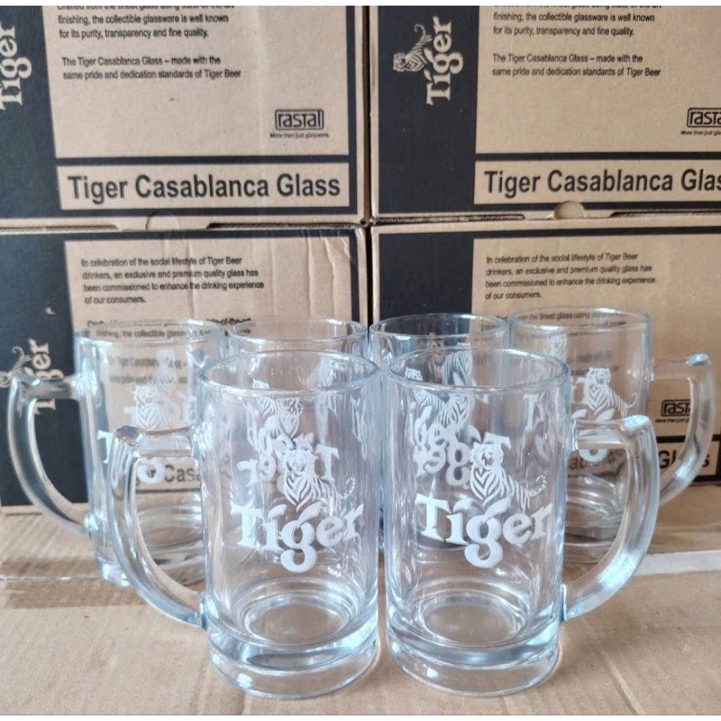 ly thủy tinh uống bia tiger hàng indonesia - ly thủy tinh uống bia