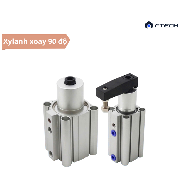 Xy Lanh Kẹp Quay 90 Độ MKB MKB16/20/25/32/40 - Hành trình 10/20/30/40 Xylanh Xoay 90 Độ