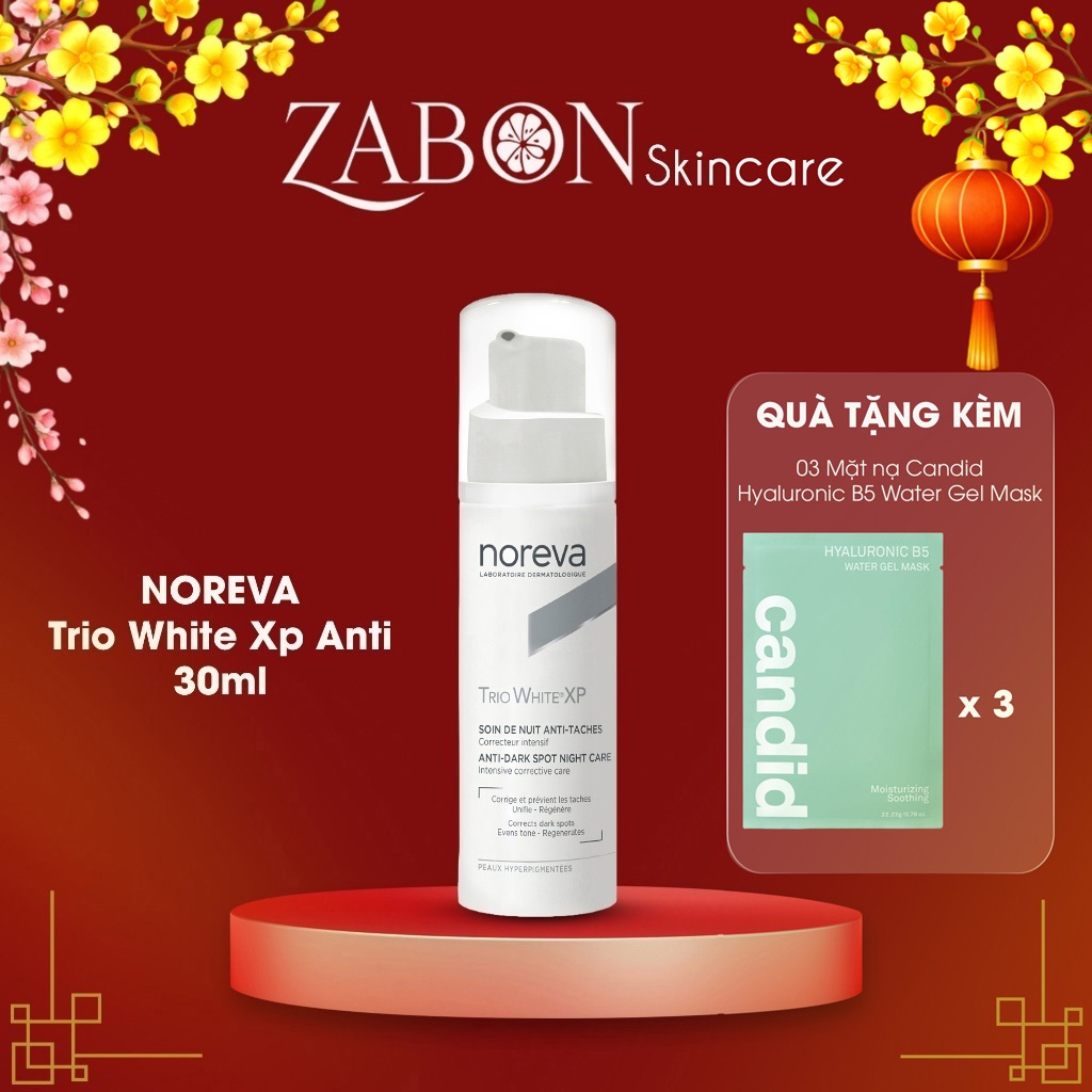 Kem dưỡng Noreva Trio White Xp Anti - Dark Spot Night Care dưỡng sáng da ban đêm 30ml