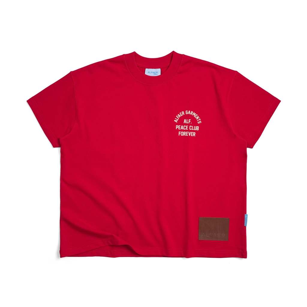 ÁO ALFAER PEACE FOREVER T-SHIRT - SCARLET