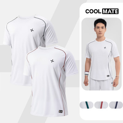 [MUA 2 GIẢM 5%]Combo 2 Áo thun thể thao nam Tennis, Pickleball Driveshot Essentials Nhanh khô Thoáng khí Coolmate