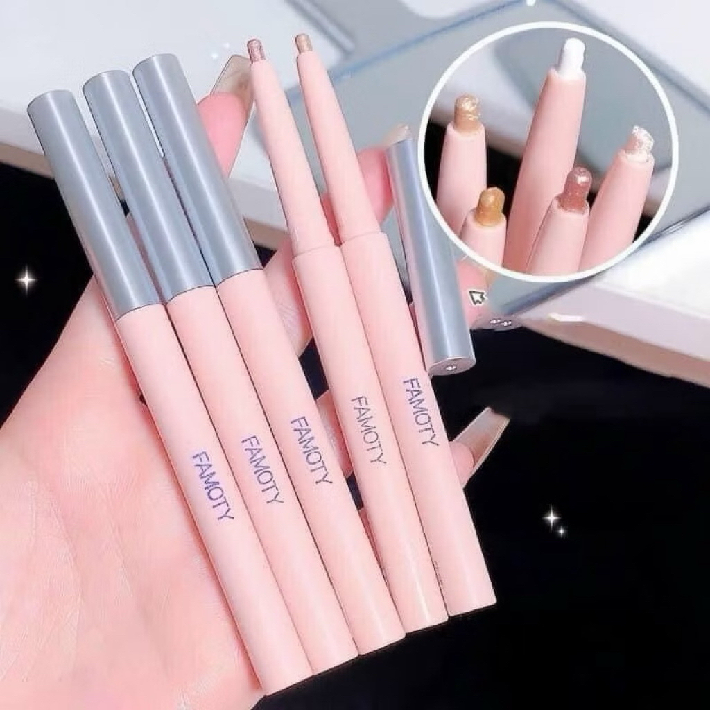 Bút nhũ bắt sáng, bút kẻ bọng mắt Famoty