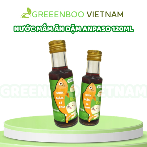 Nước Mắm Ăn Dặm Cá Cơm Anpaso 120ml, Mắm cá cơm Anpaso ăn dặm Nguyên Chất Tự Nhiên, An Toàn Cho Bé